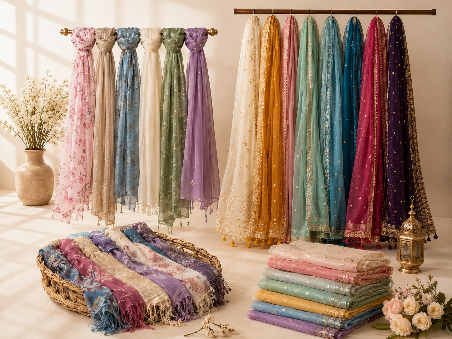 SCARVES & DUPPATAS